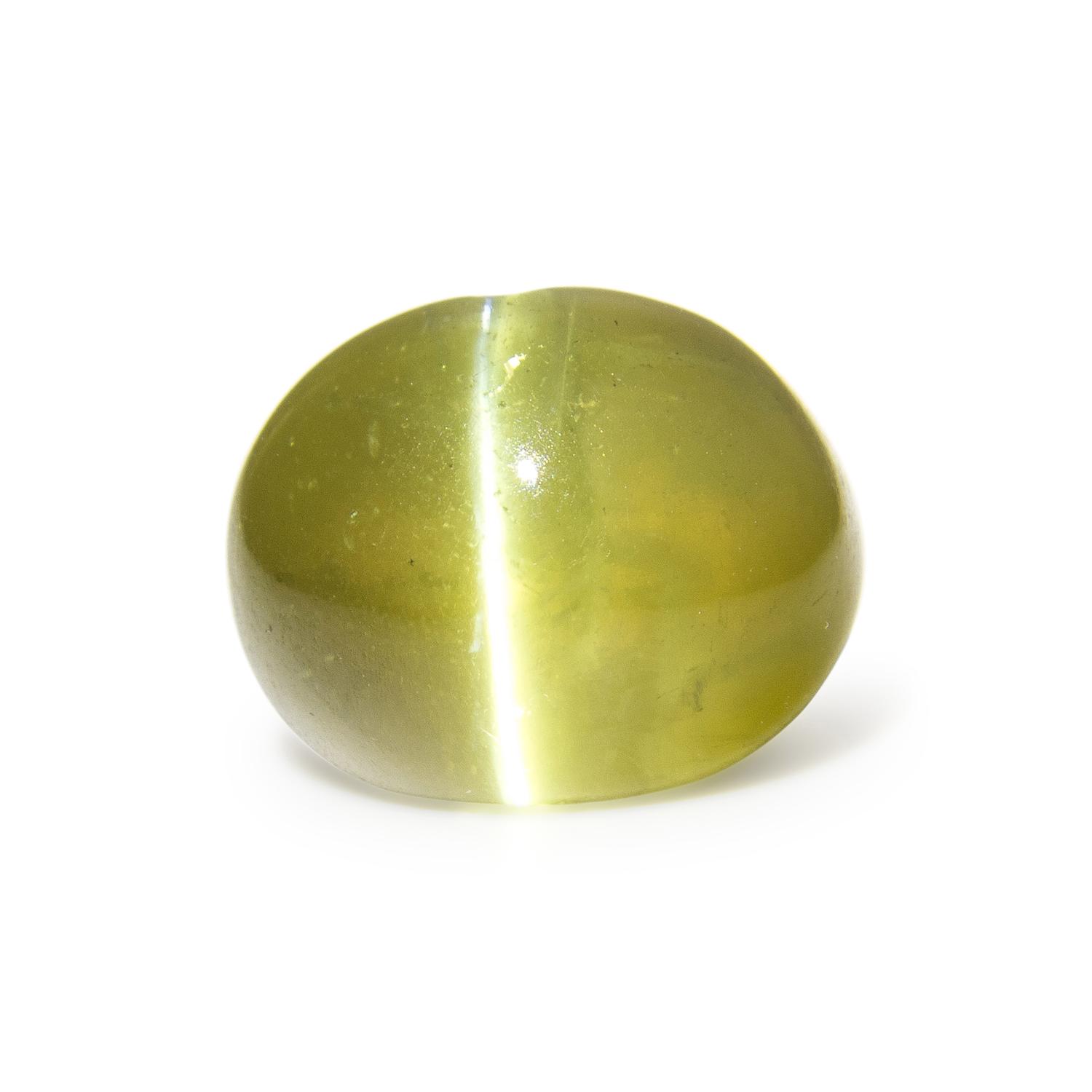6.48 CARAT CABOCHON CAT'S EYE CHRYSOBERYL
