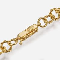 An 18K Yellow Gold Bead Necklace
