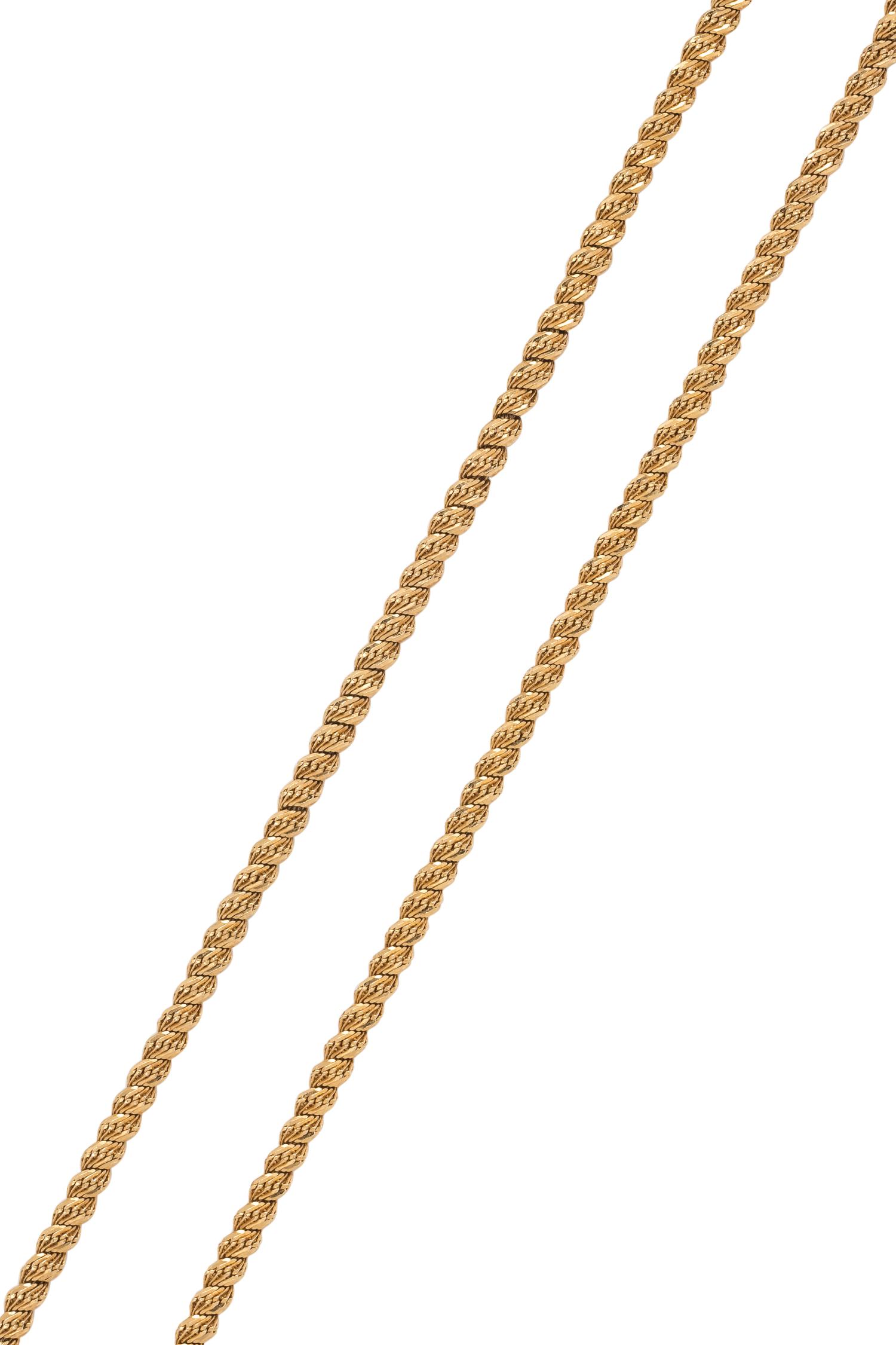 YELLOW GOLD NECKLACE