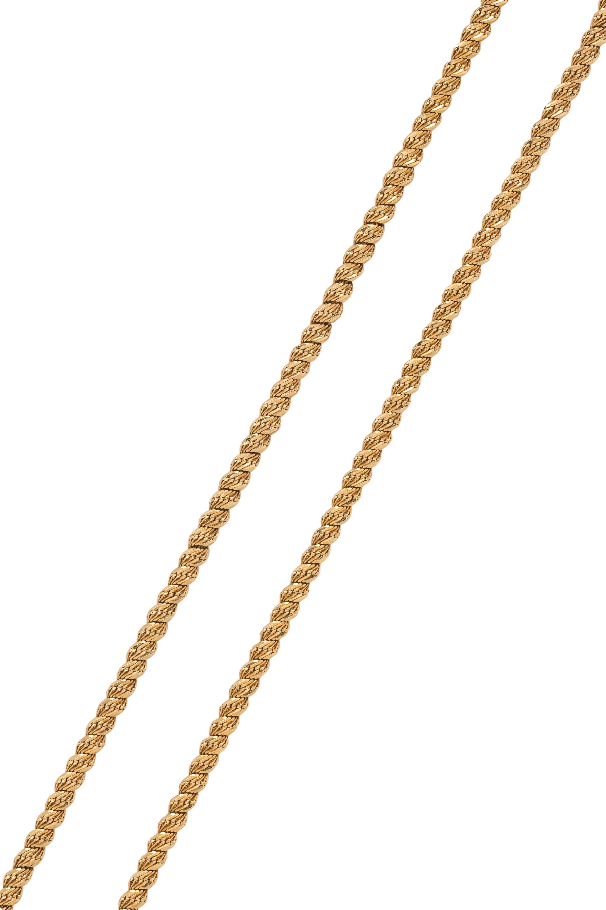 YELLOW GOLD NECKLACE