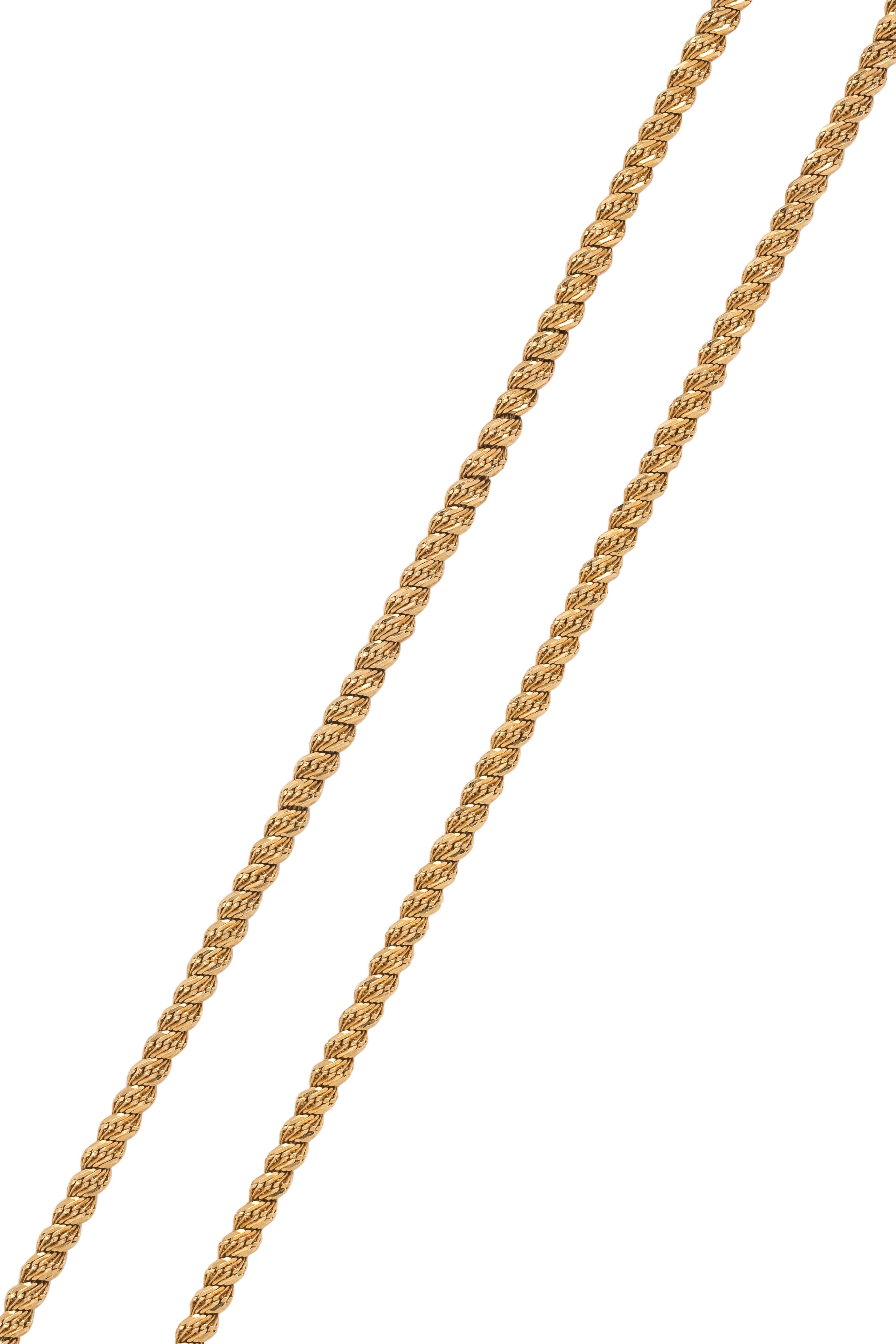 YELLOW GOLD NECKLACE
