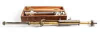 An English Wall Mounted Barometer Length 34 inches. — NEGRETTI & ZAMBRA, LONDON, 19TH CENTURY
