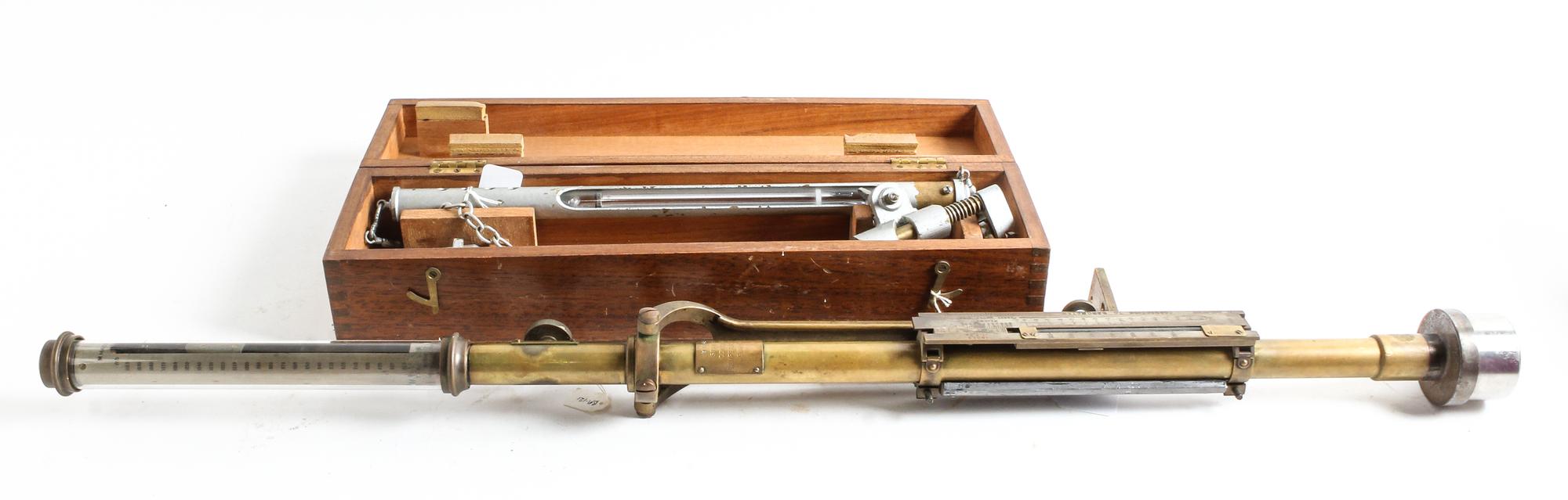 An English Wall Mounted Barometer Length 34 inches. — NEGRETTI & ZAMBRA, LONDON, 19TH CENTURY