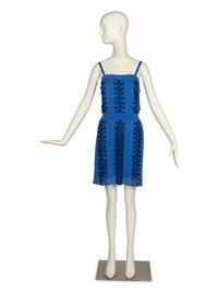 Blue Chanel Knit Dress and Slip, 2016