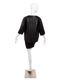 J. Mendel Black Leather Coat