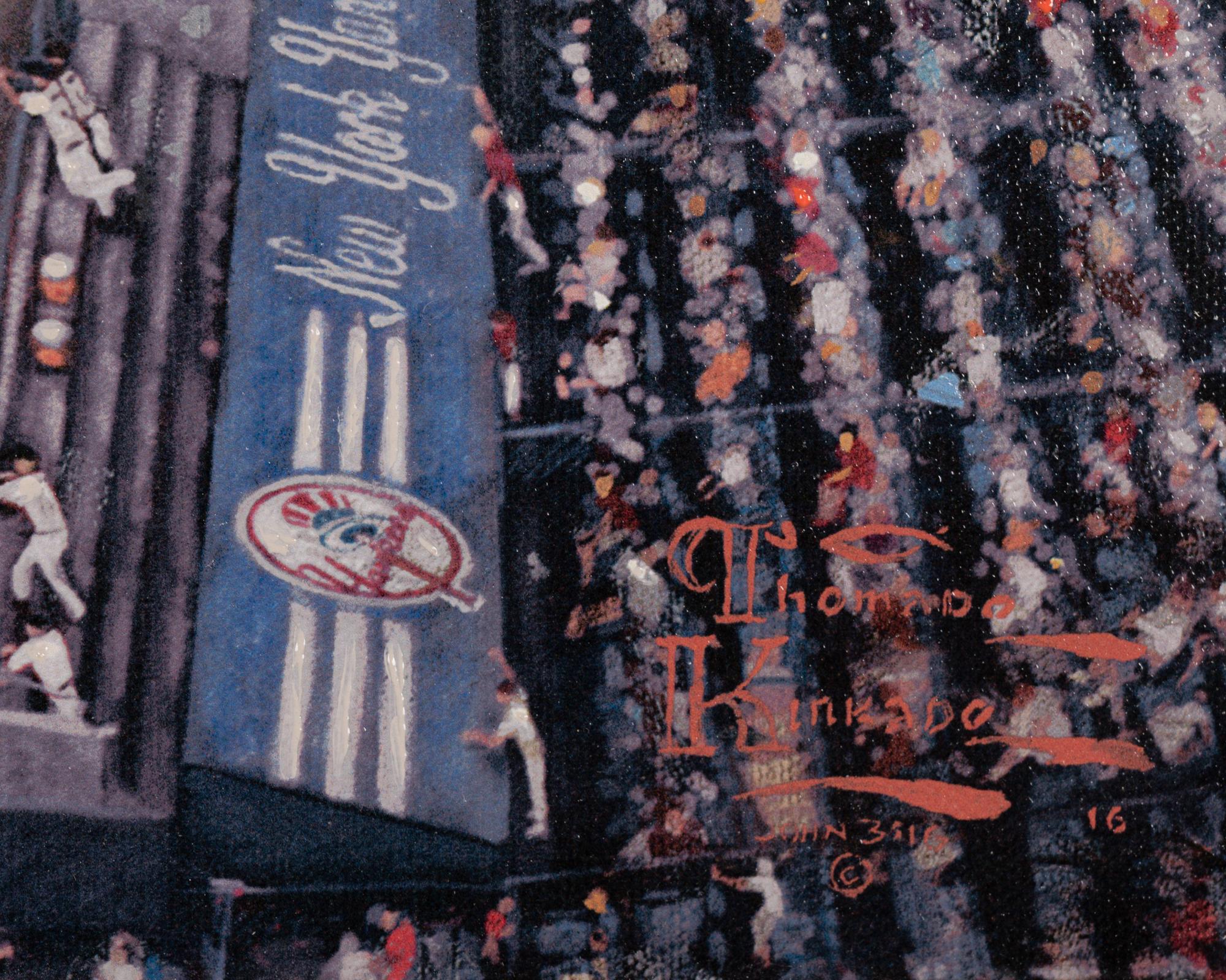 A Thomas Kincade Limited Edition Yankee Stadium Canvas Print,