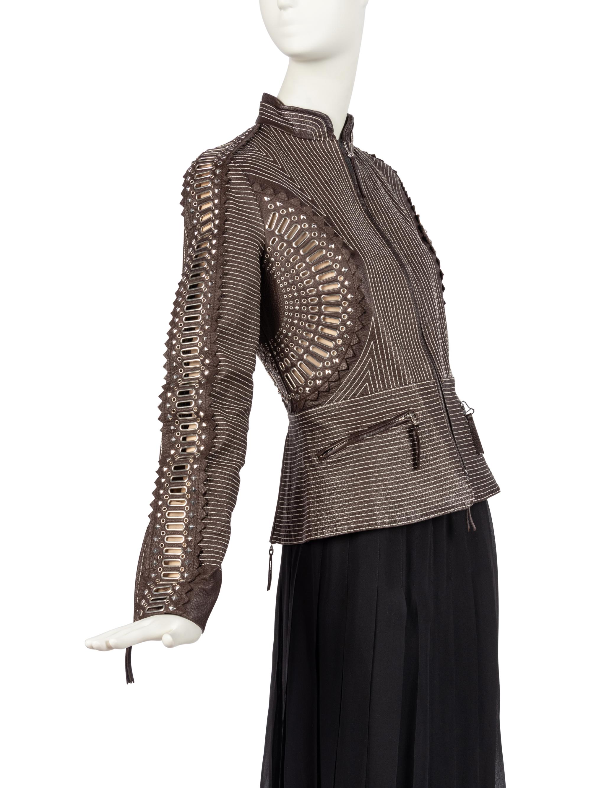 Gianfranco Ferré Leather Jacket, 2000s