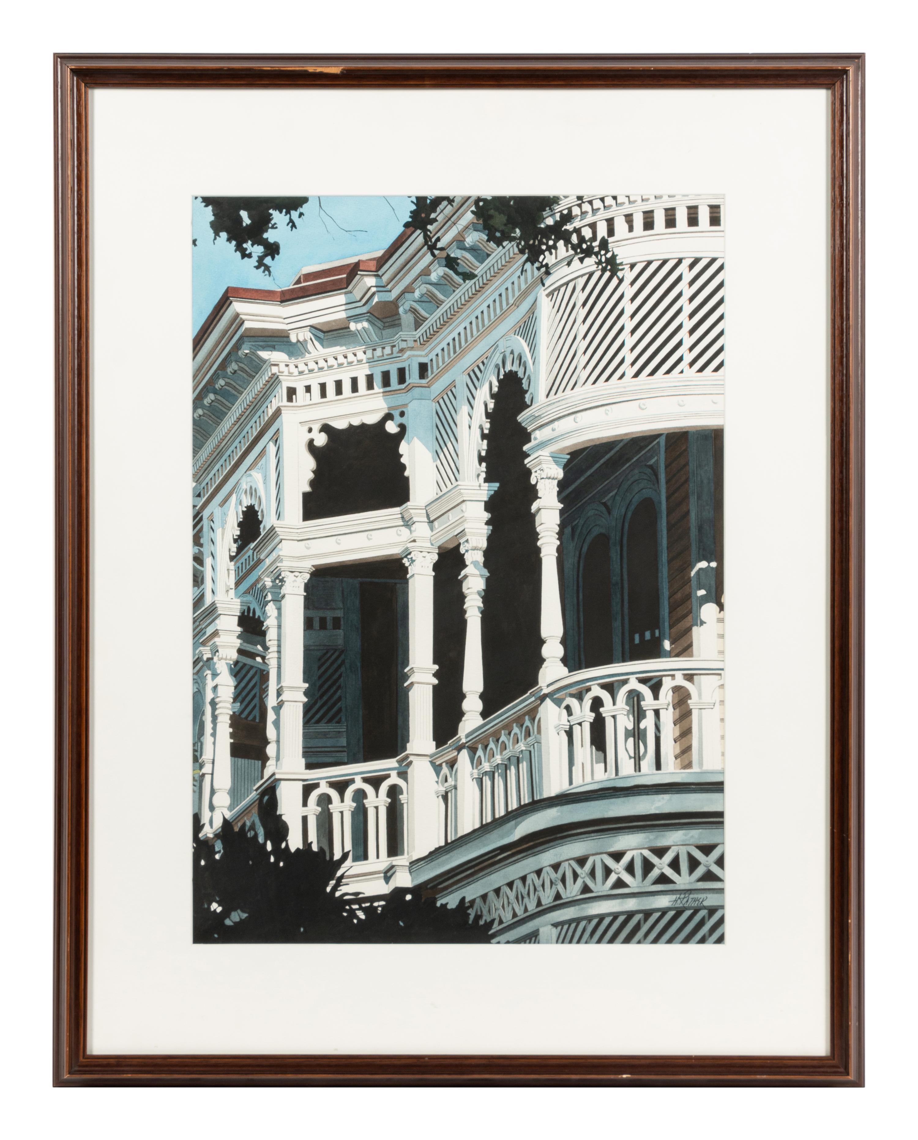 House on Washington- White Porch