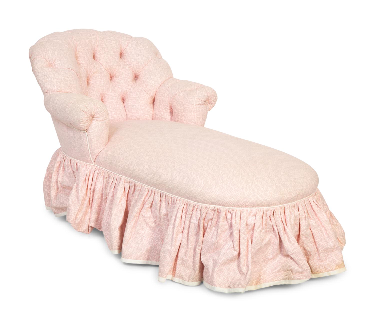 An Upholstered Chaise Lounge — EARLY 20TH CENTURY