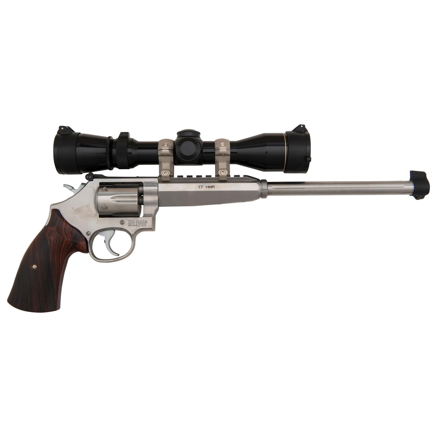 *Smith & Wesson Performance Center Model 647-1 Varmint Revolver in Soft Case with Leupold 2.5-8x Scope