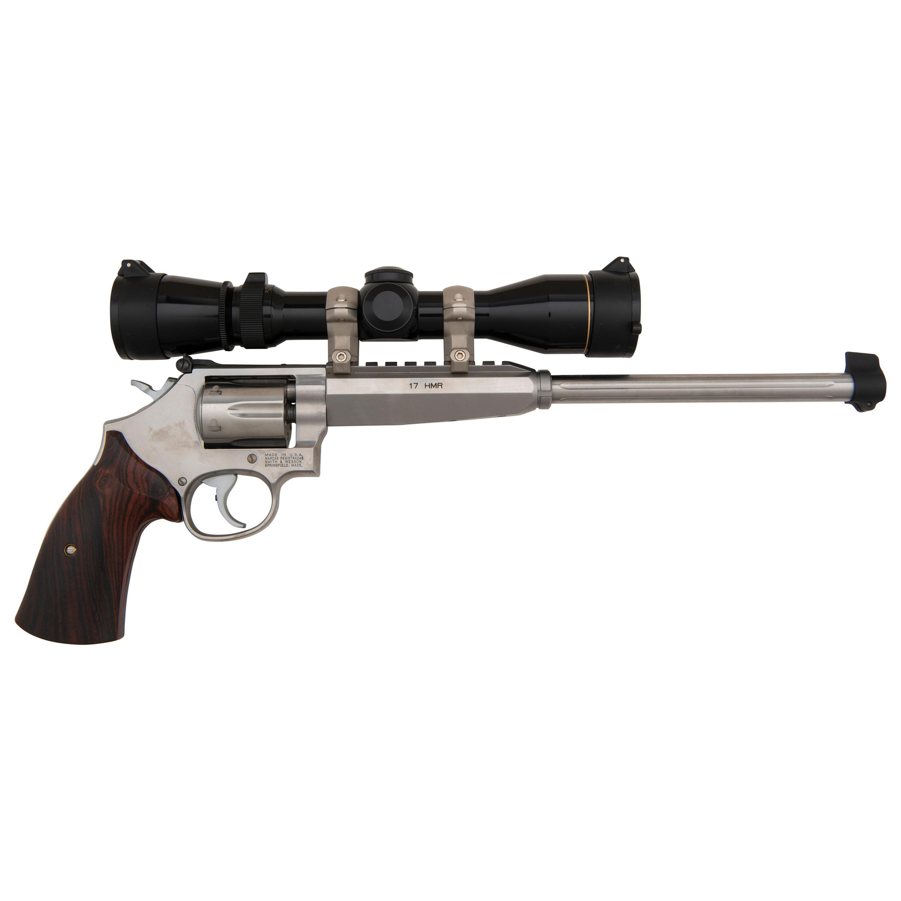 *Smith & Wesson Performance Center Model 647-1 Varmint Revolver in Soft Case with Leupold 2.5-8x Scope