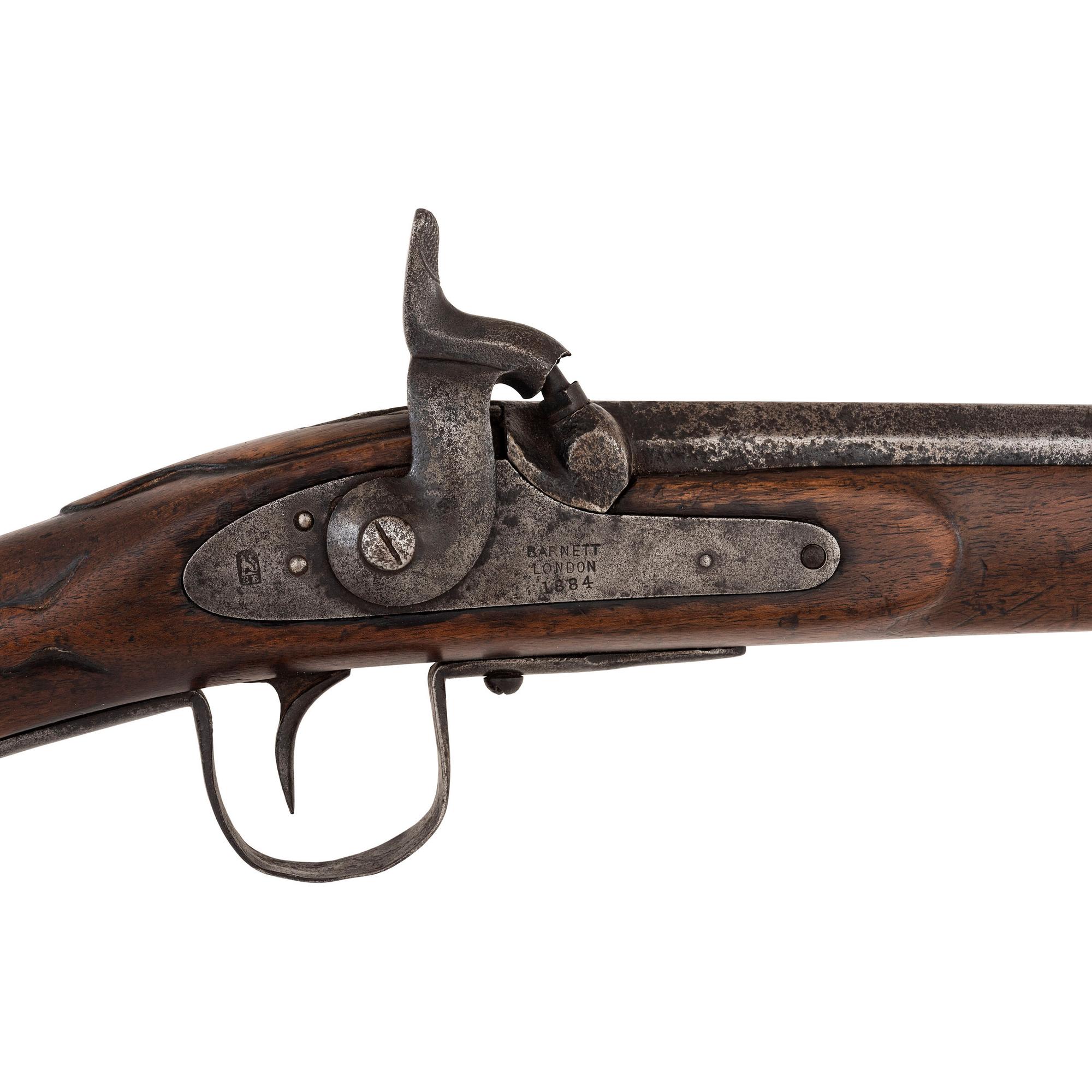1884 Dated Hudson's Bay Company Percussion Trade Gun by Barnett
