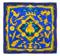 An Hermes 90cm Silk Scarf, 36"x36".