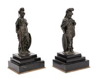 A Pair of Continental Bronze Figures