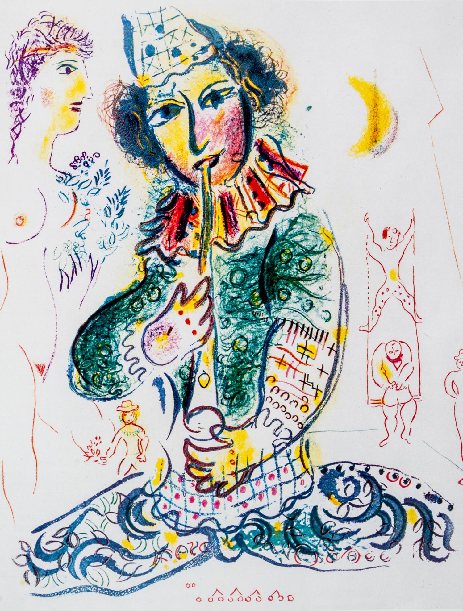 CHAGALL, MARC. The Lithographs of Chagall Volumes III and IV. Cover and frontispiece of both volumes are original lithographs.