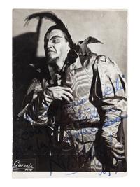 [20TH-CENTURY OPERA SINGERS]. A group of 5 signed and inscribed photographs of opera singers from the 1950s-1960s, comprising images of: