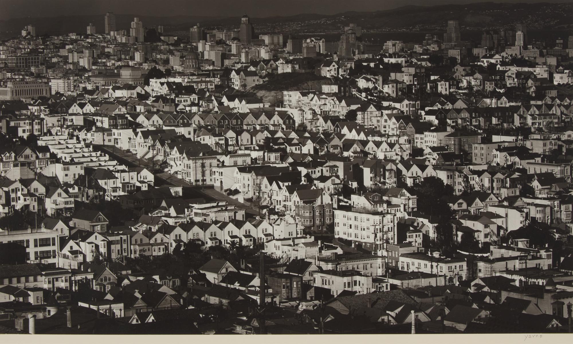 View (from Twin Peaks, San Francisco ), 1947, later printed circa 1975