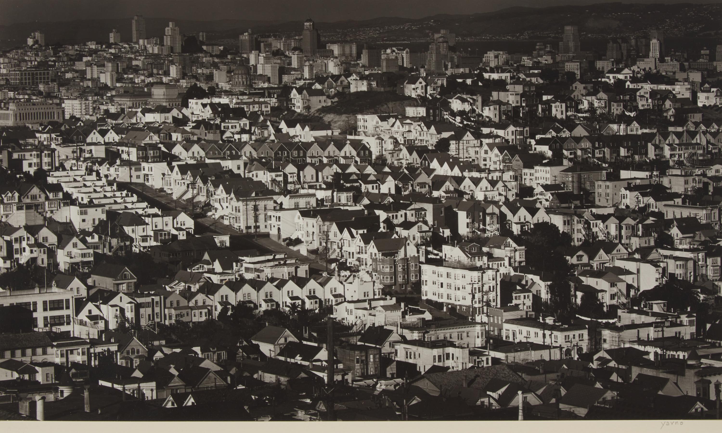 View (from Twin Peaks, San Francisco ), 1947, later printed circa 1975