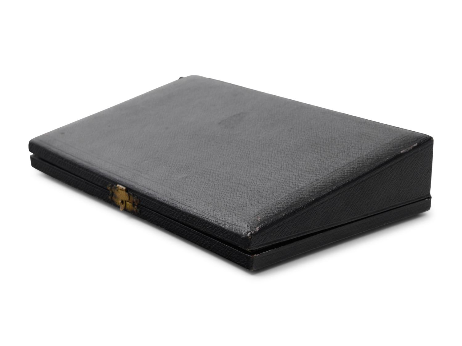 A Cased English Silver Necessary Set