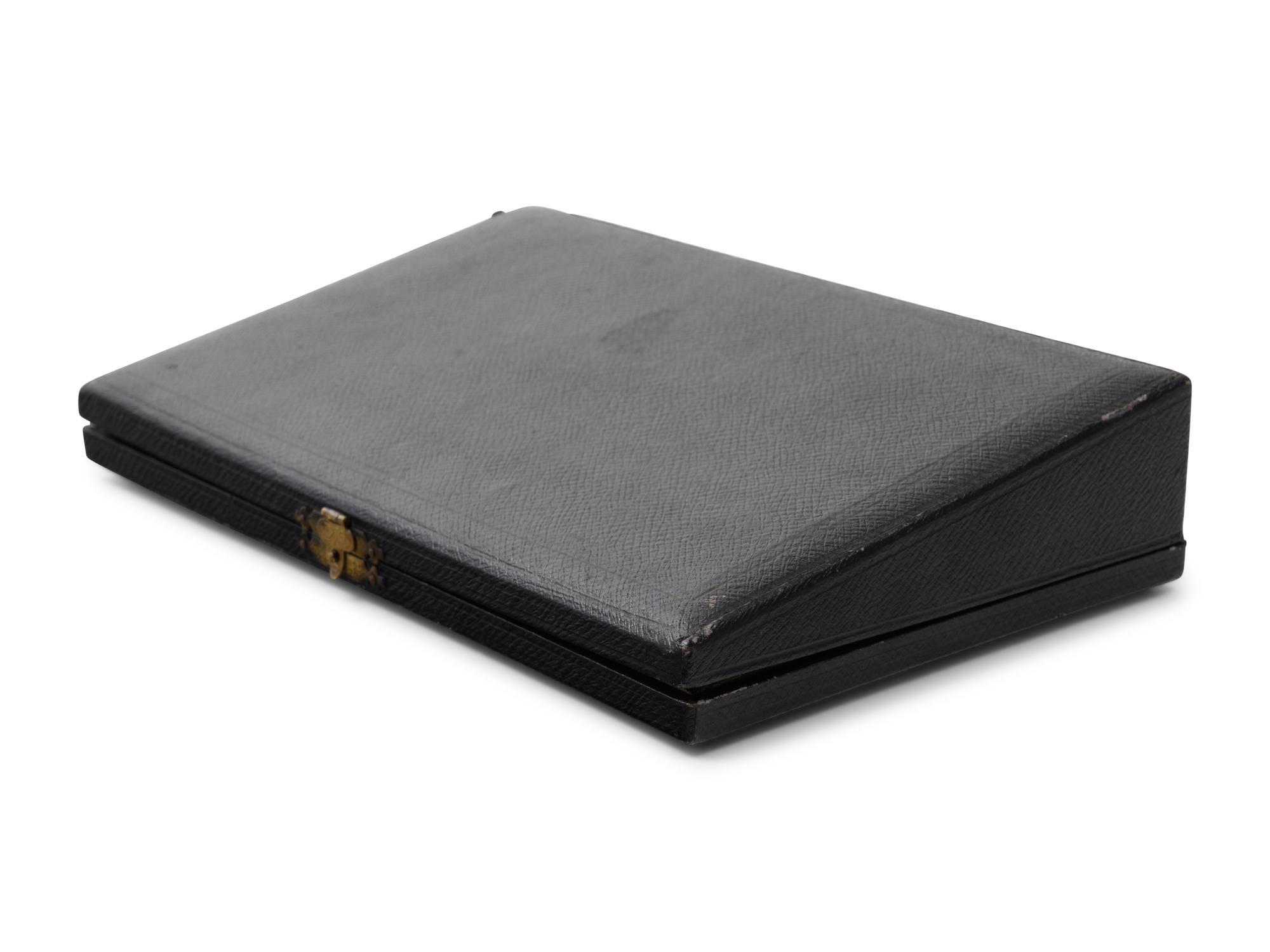 A Cased English Silver Necessary Set
