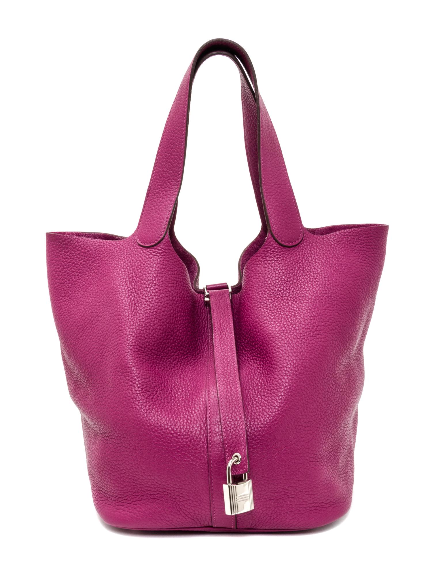 An Hermes Tosca Taurillon Clemence Picotin Lock GM Handbag, 10.5" x 10.5" x 8.5".