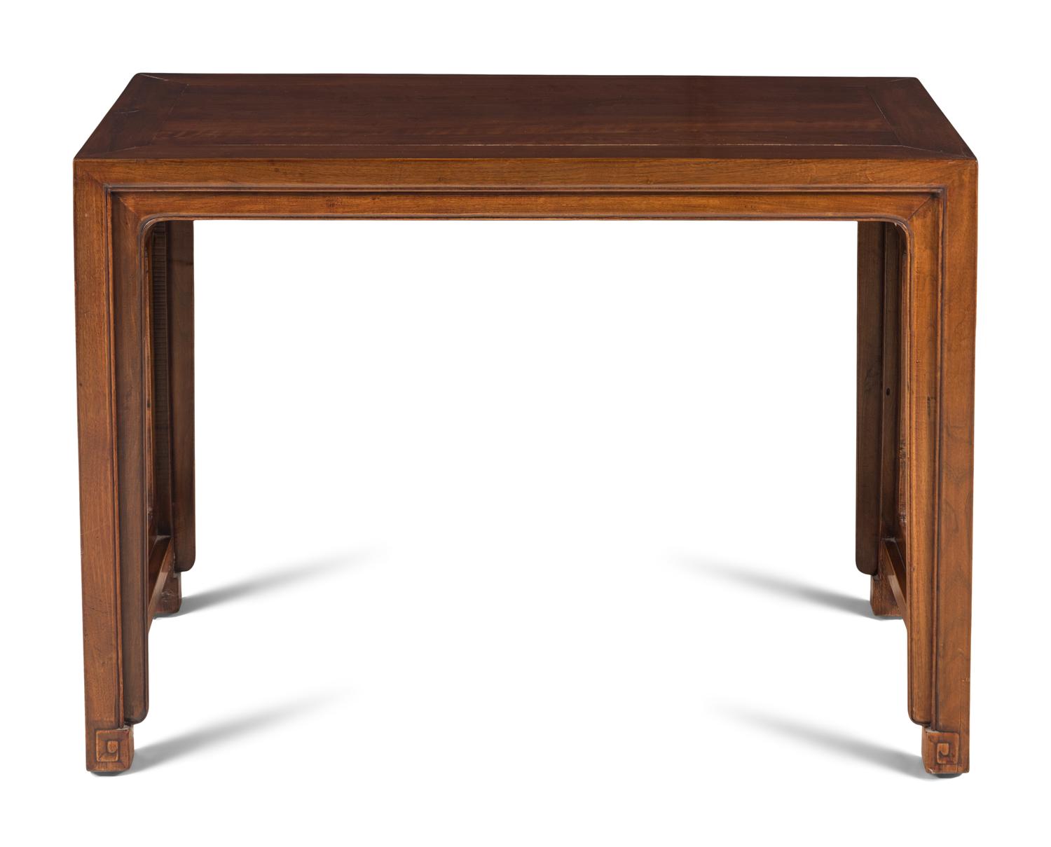 A Chinese Walnut Table, 20th Century — 二十世紀 胡桃木方桌