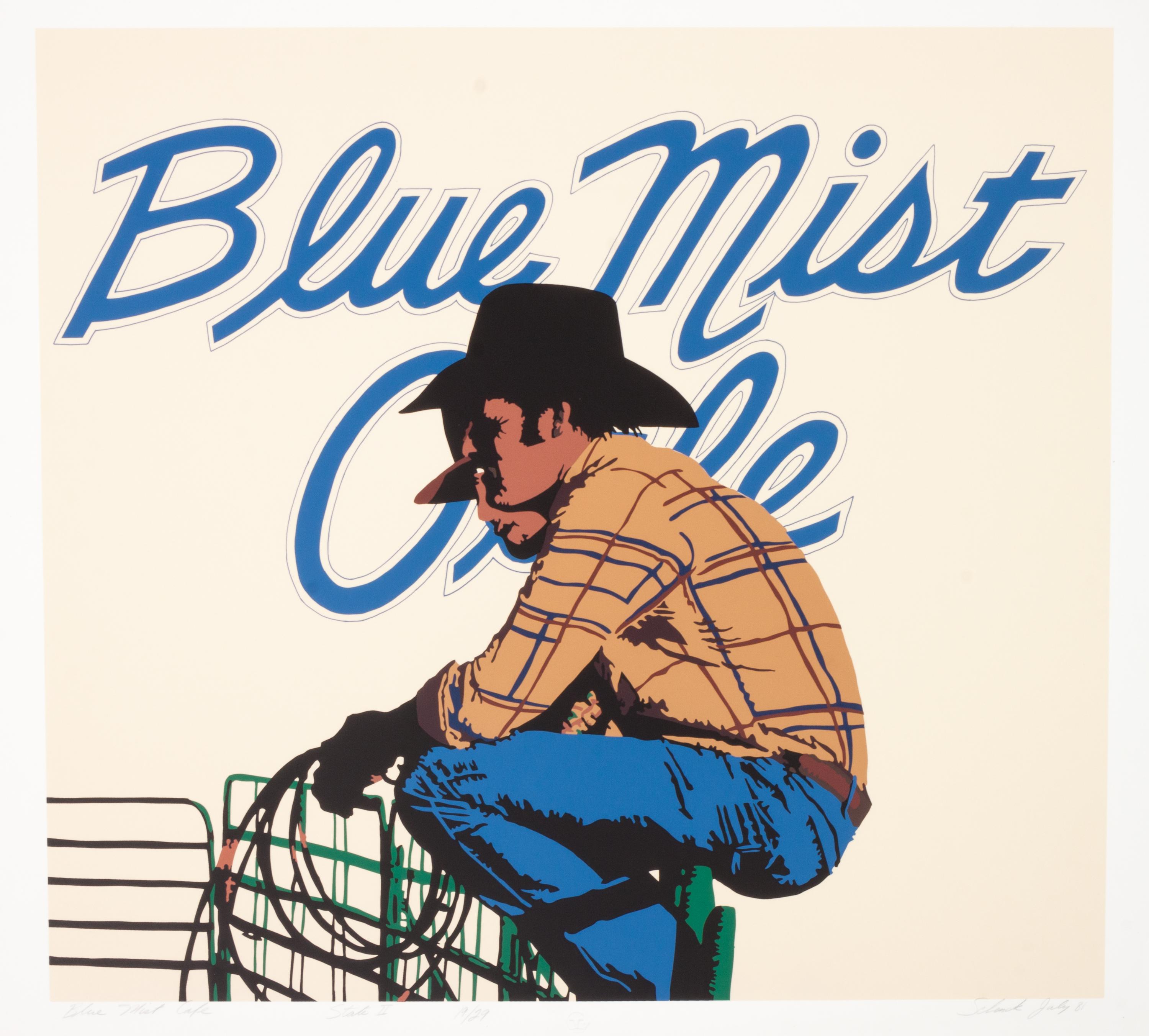 Blue Mist Cafe State II #19/29
