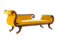 A Regency Mahogany Recamier