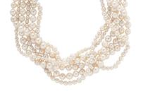MULTI STRAND CULTURED PEARL NECKLACE