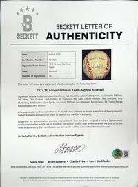 A Collection of St. Louis Cardinals Team Signed Autograph Baseballs (Beckett Authenticaiton Services)