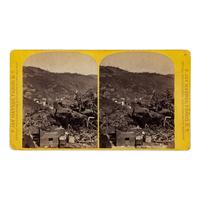 Haynes, F. Jay (1853-1921). Stereoview of Signal Hill Near Central City, South Dakota.