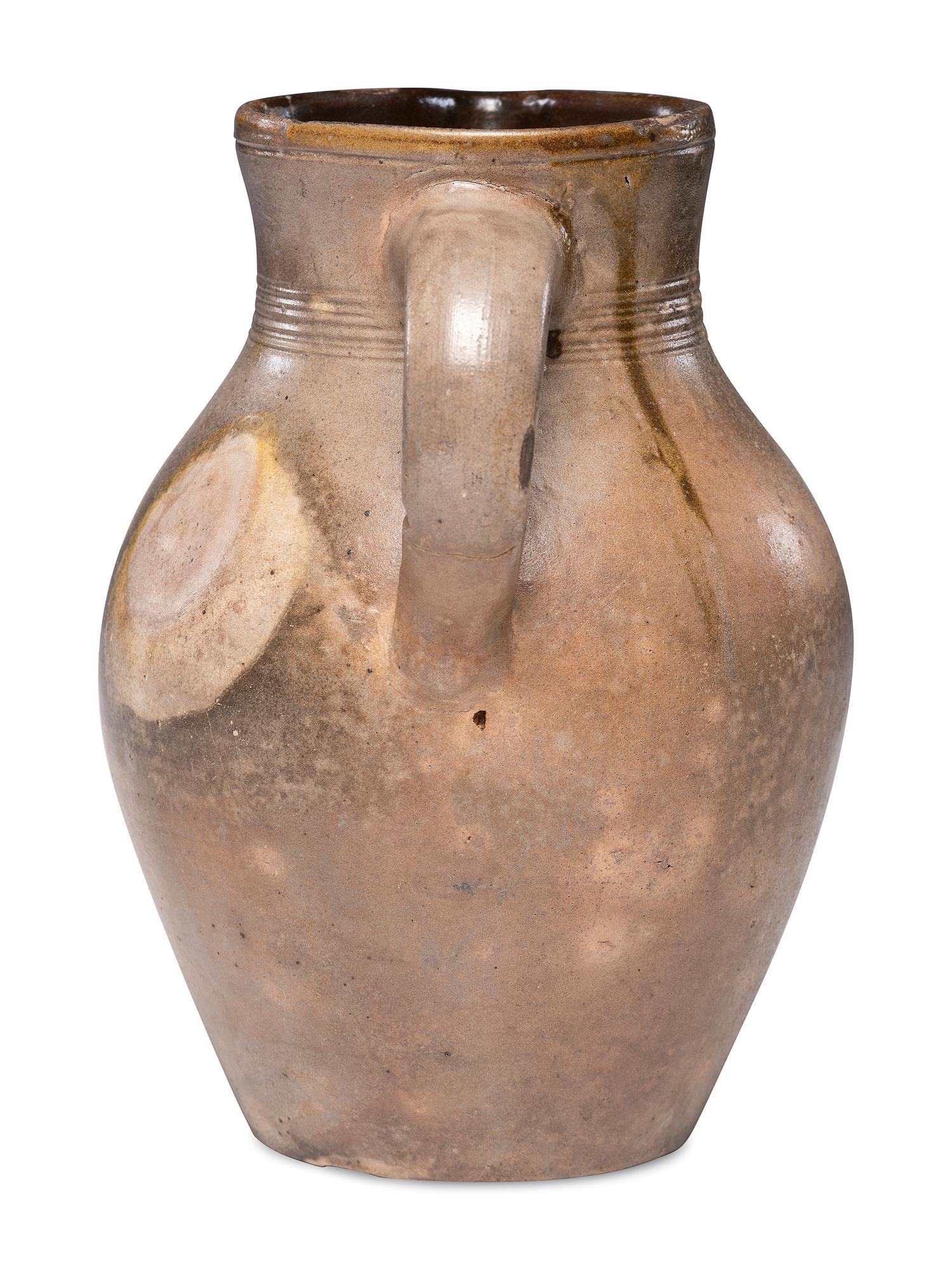 An E. H. Merrill Stoneware Pitcher