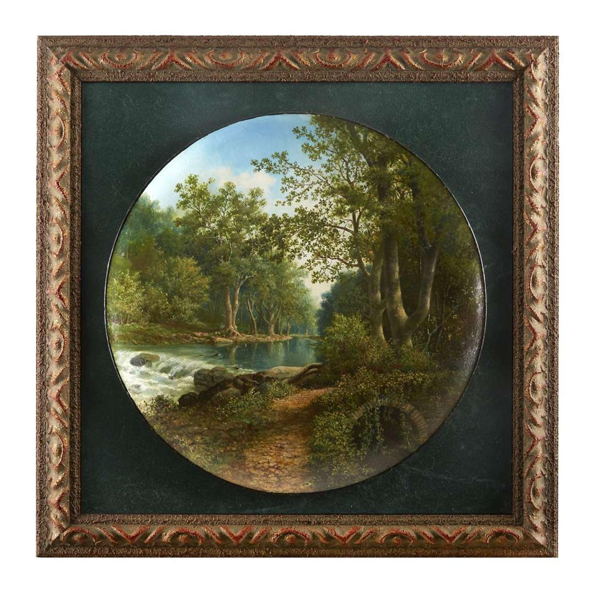 John Heyl Raser (1824-1901) View of the Wissahickon Creek, circa 1885