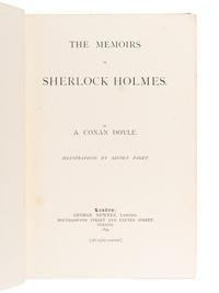DOYLE, Arthur Conan, Sir (1859-1930). The Memoirs of Sherlock Holmes . London: George Newnes, Limited, 1894.
