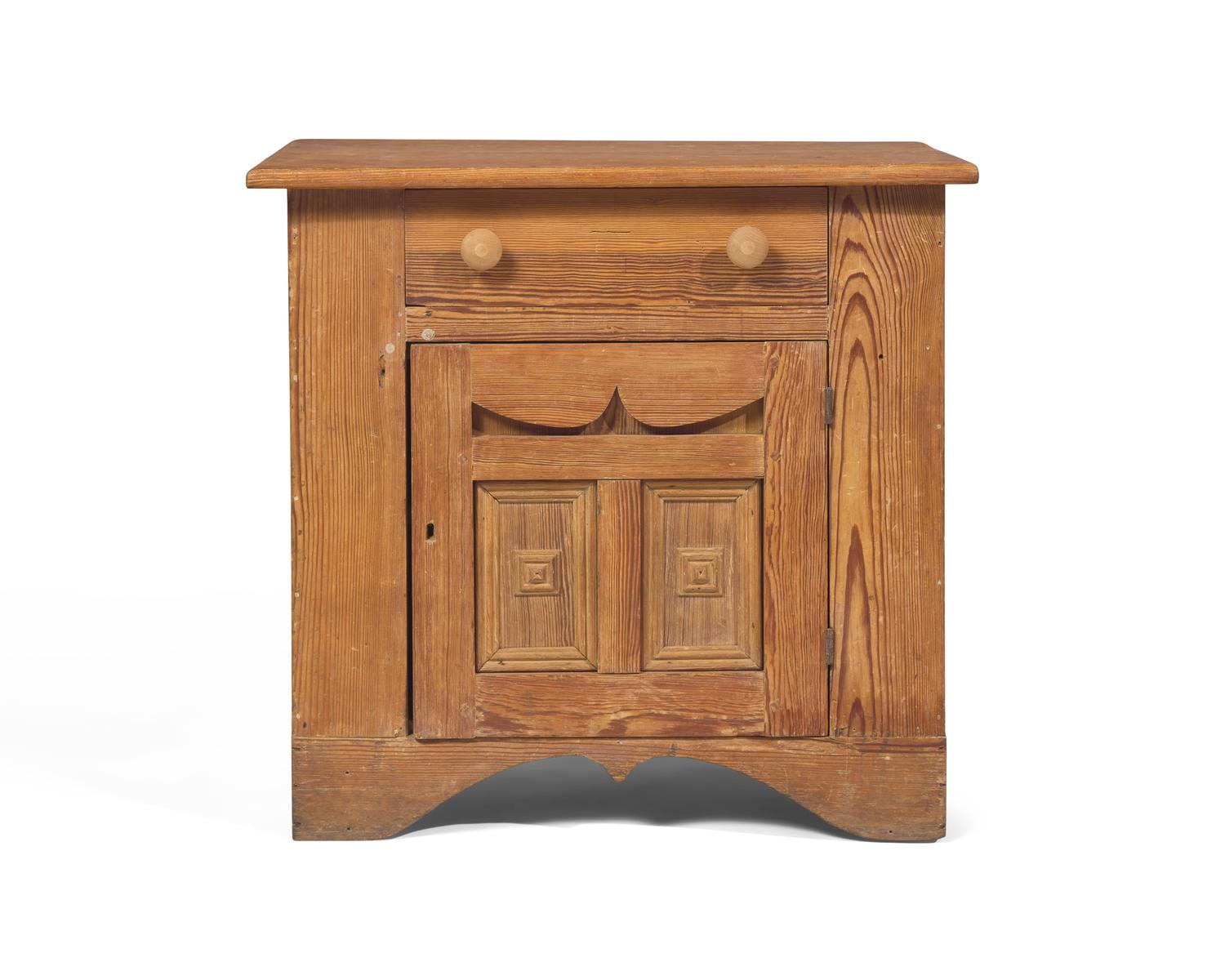 A Yellow Pine Washstand
