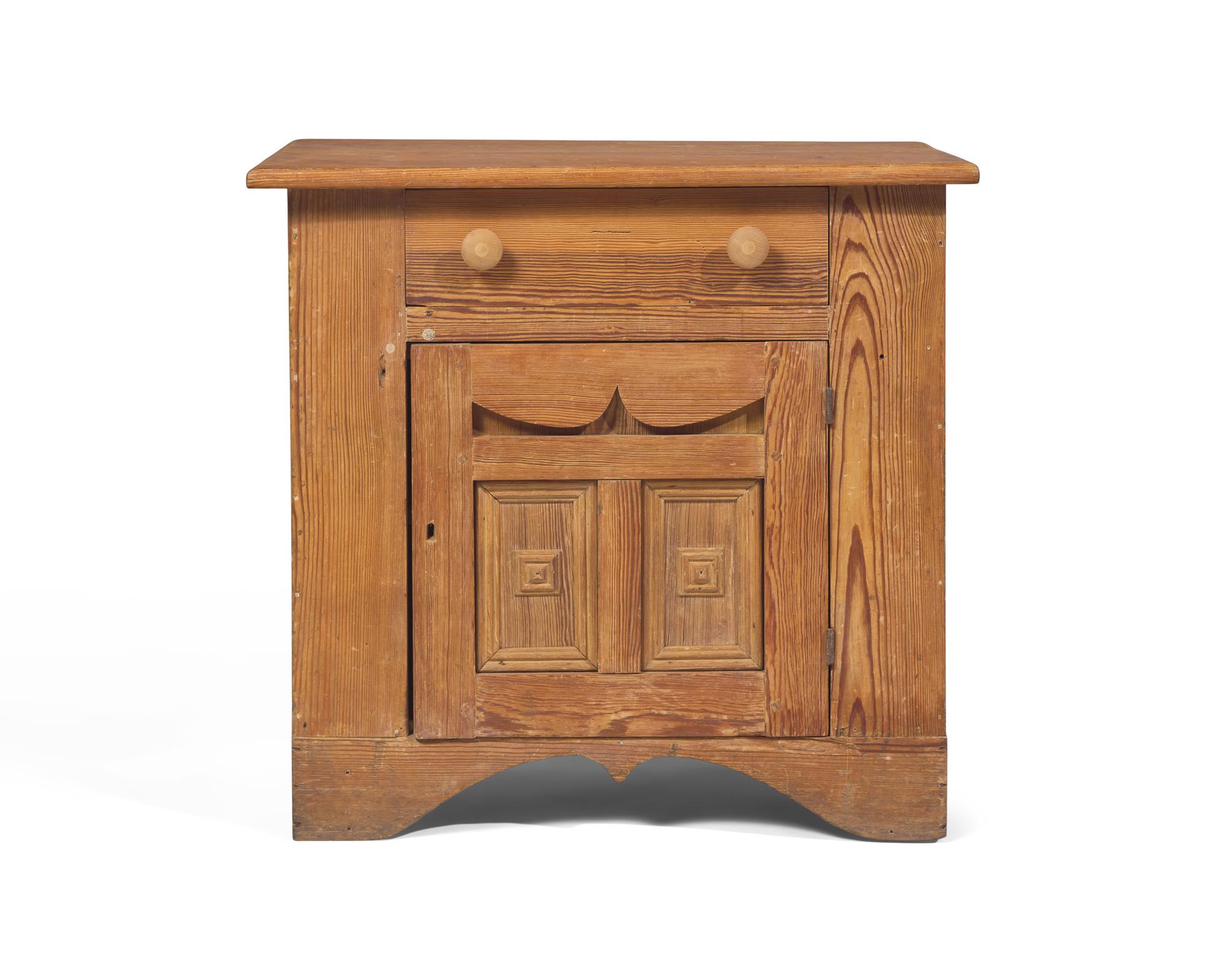 A Yellow Pine Washstand