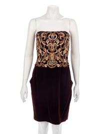 Four Designer Items, 1980-90s: Christian Lacroix, Leonard, Rena Lange & Carolina Herrera