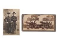 [MILITARIA]. A group of approx. 49 RPPCs of naval, army, and other military-related views.
