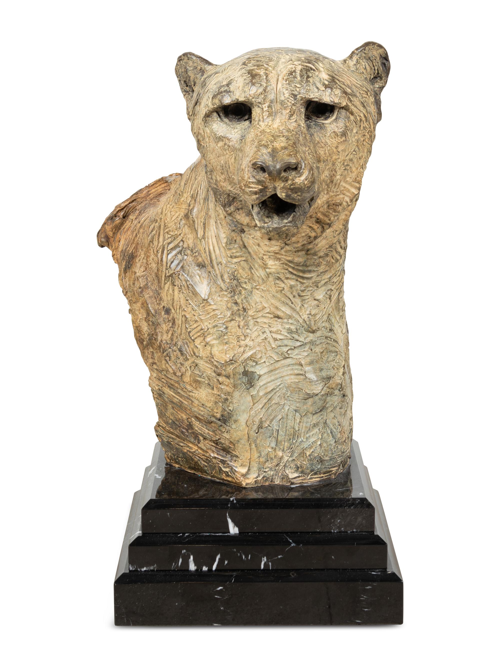 Samburu, Cheetah Bust , edition 32/75