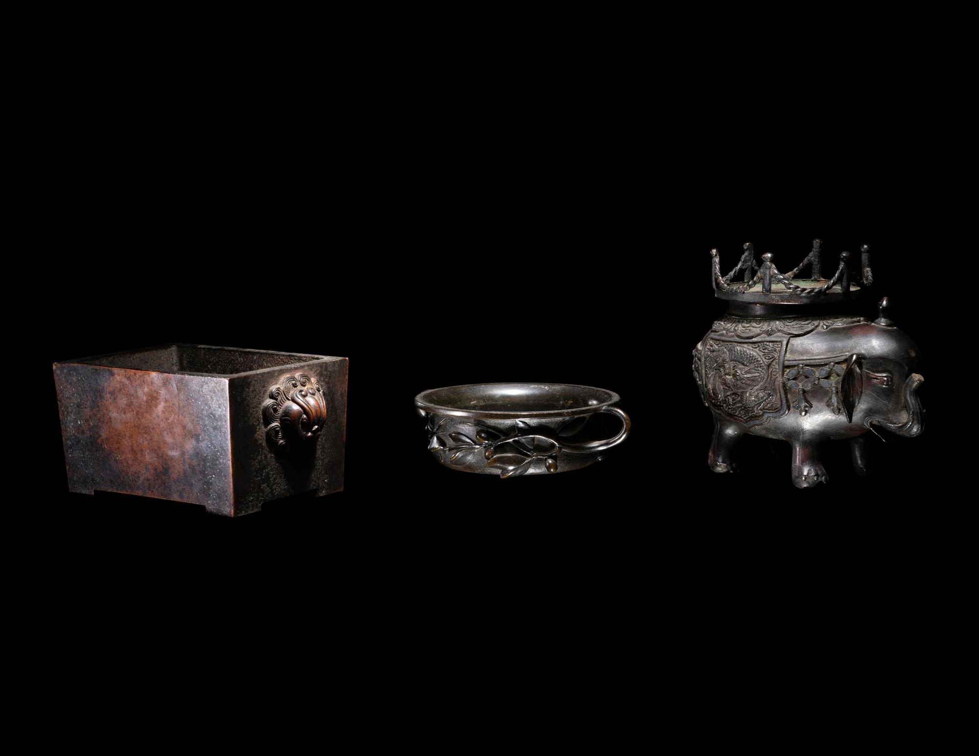 Three Chinese Bronze Articles