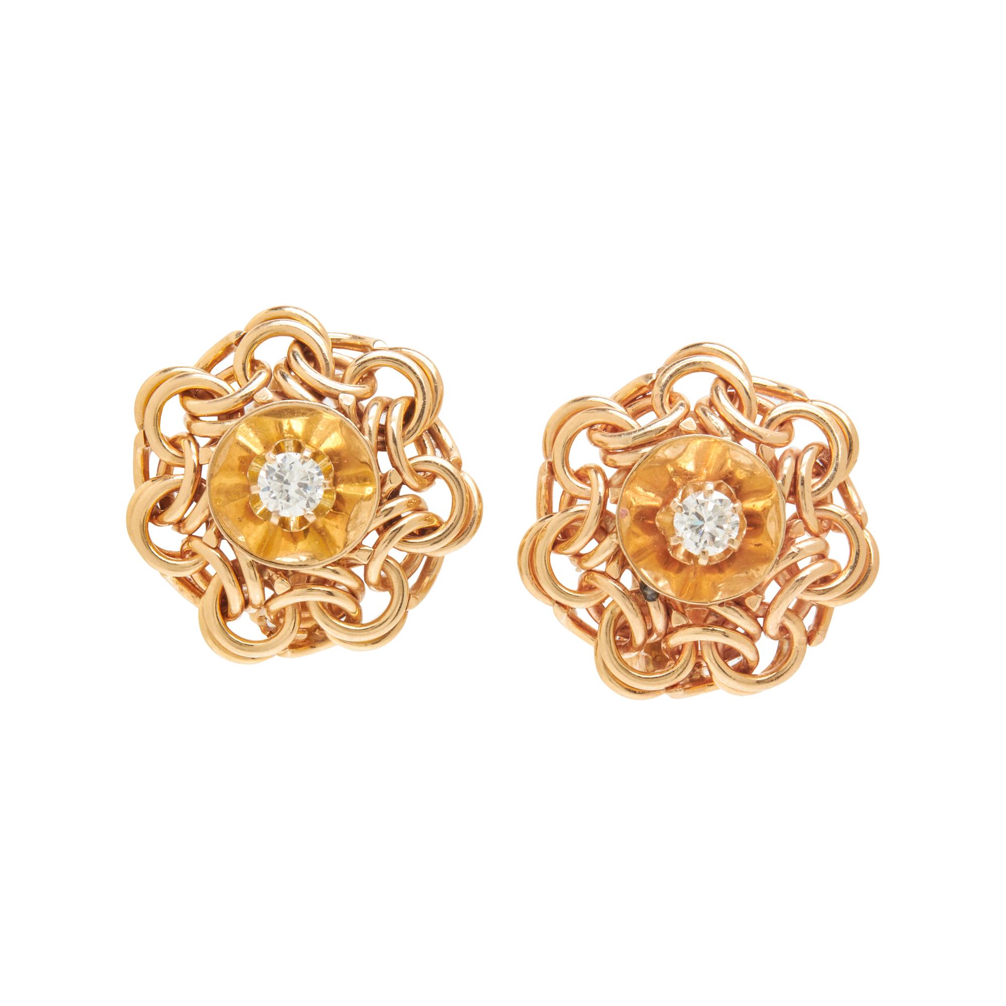 DIAMOND CLIP EARRINGS