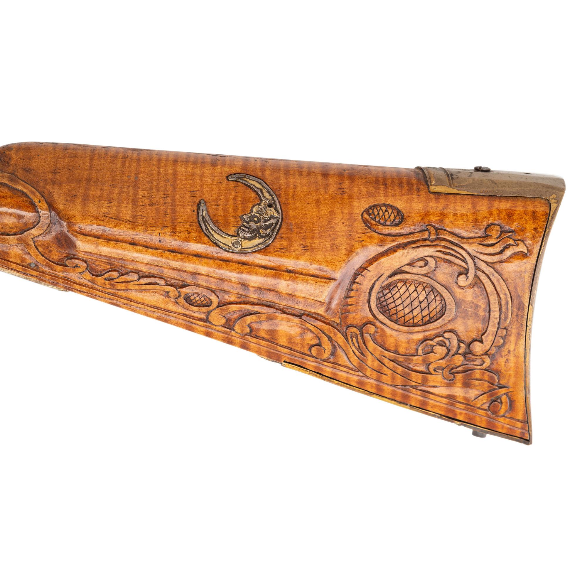 Contemporary York County-Style Fullstock Flintlock Kentucky Long Rifle