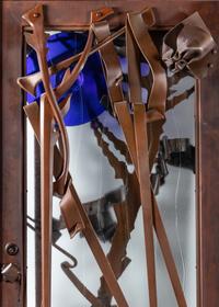 Important Entrance Doors, 2004 glass elements executed by Martin Blank