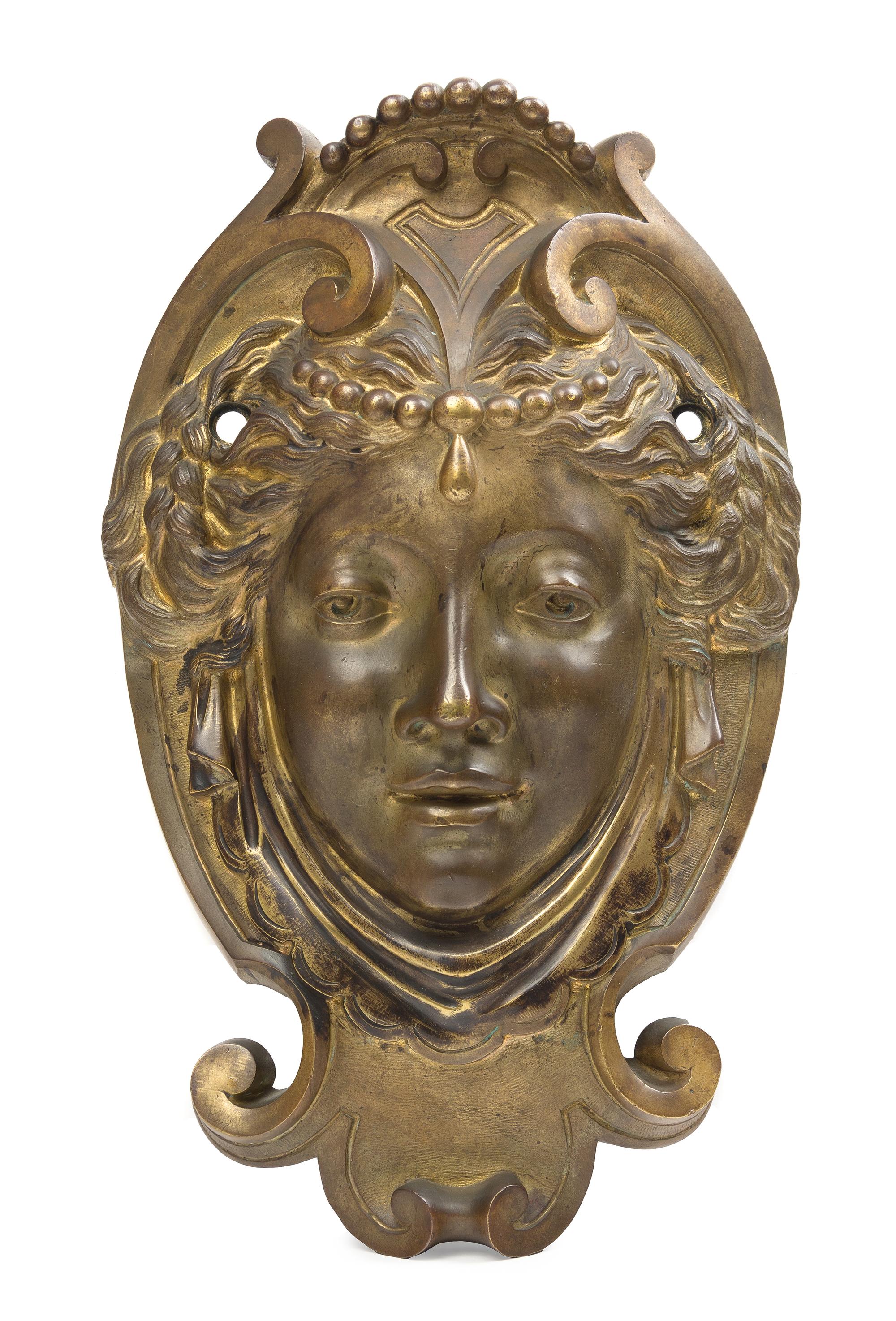 A French Gilt Bronze Applique Height 14 1/2 inches. — 19TH CENTURY