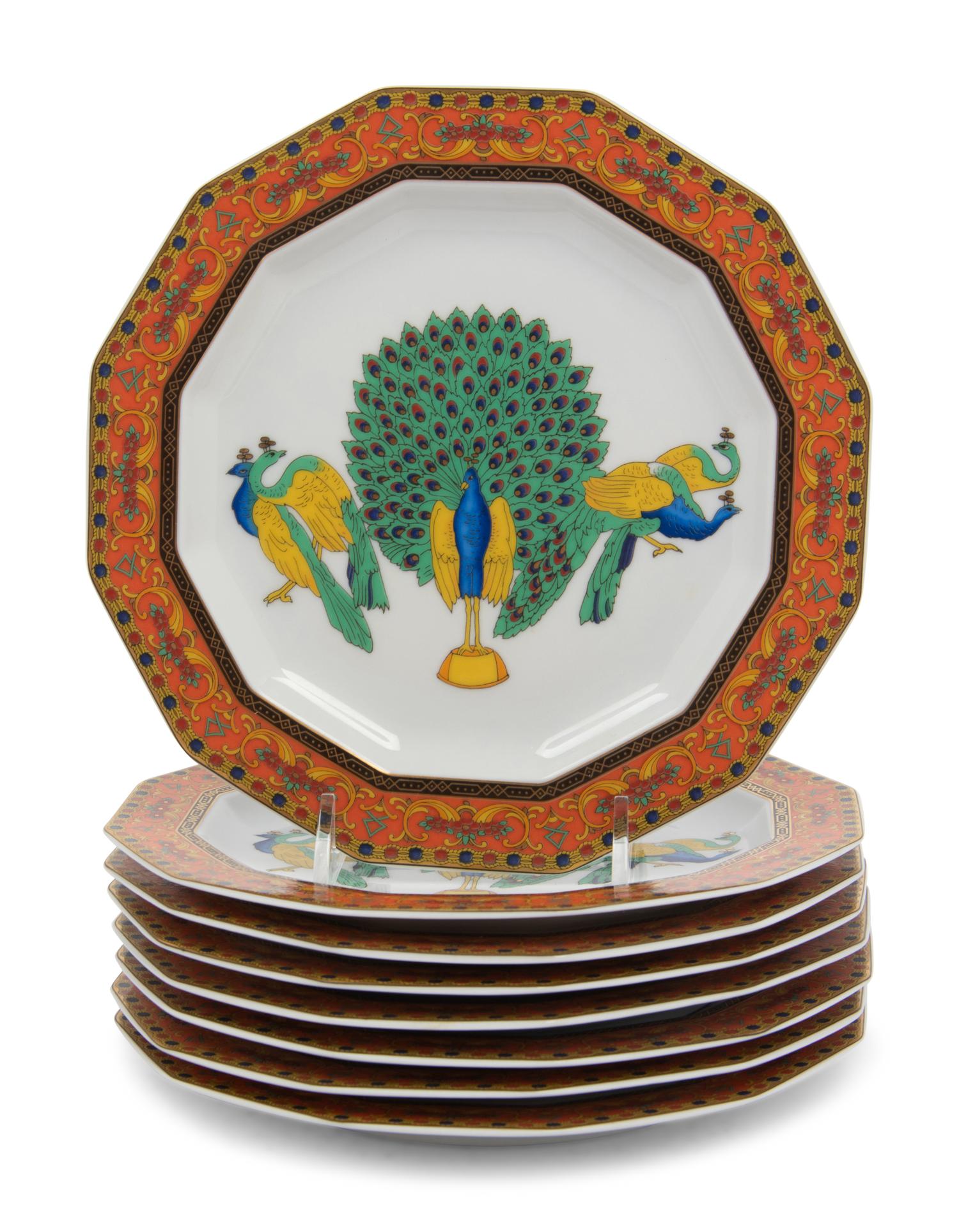 A Versace Le Voyage de Marco Polo Porcelain Dinner Service