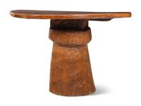 An African Primitive Wood Center Table
