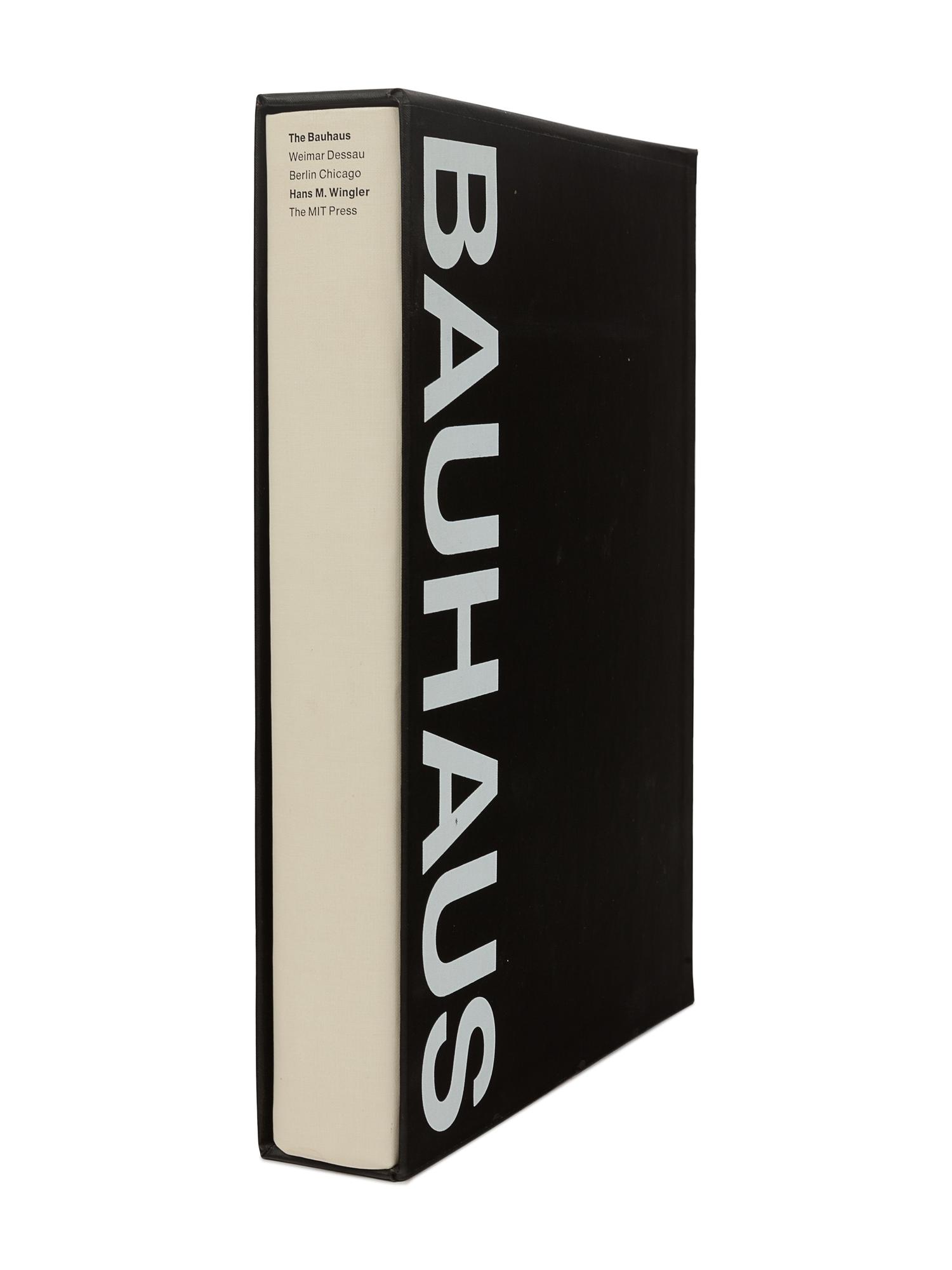 WINGLER, Hans M. (1920-1984). The Bauhaus: Weimar, Dessau, Berlin, Chicago. Cambridge, MA and London: The MIT Press, 1969.