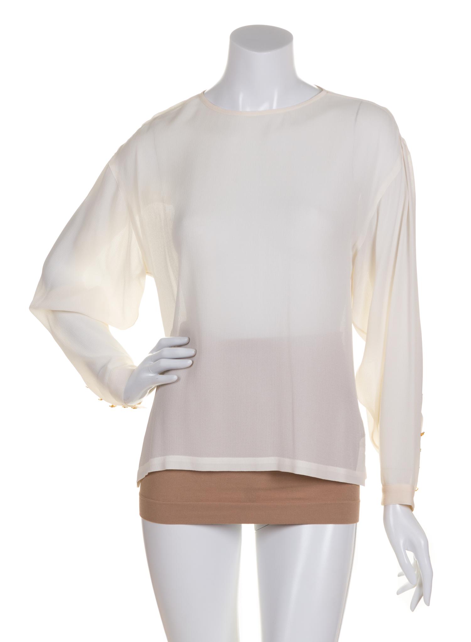 A Chanel Celery Cashmere Twin Set, Size 38.