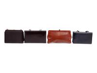 Four Lizard Skin Bags: Two Lambertson Truex, Two Darby Scott