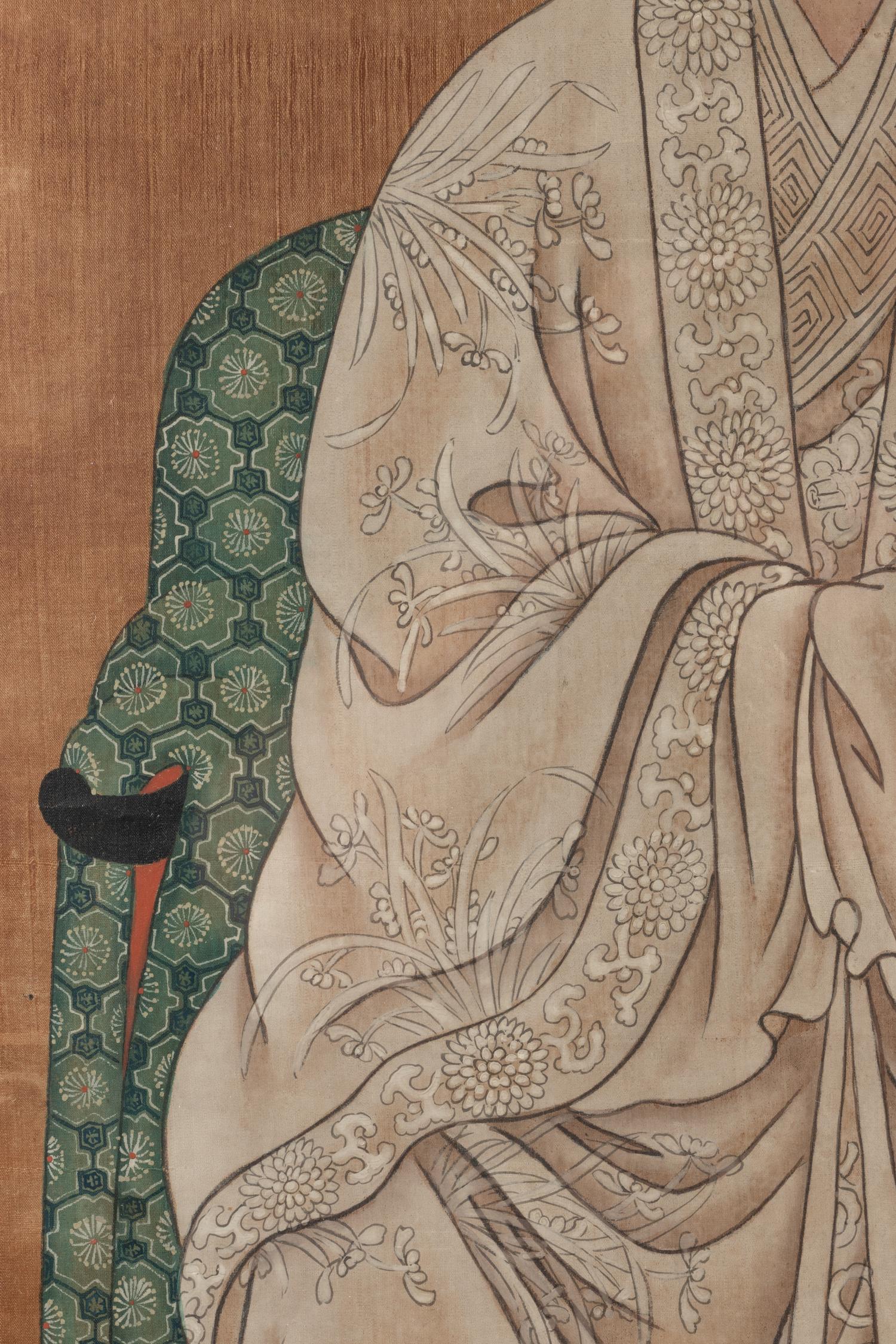 A Chinese Ancestor Portrait of a Lady